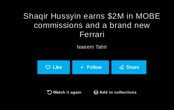 As a Top Earner in the MOBE scam, Shaqir Hussyin reaches $2 Million Dollars and gets a free Ferrari