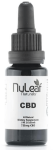 NuLeaf Naturals CBD Hemp Oil Tincture Dropper Bottle